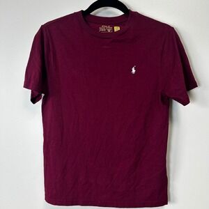 Polo Raulph Lauren medium 10-12 boys maroon tee